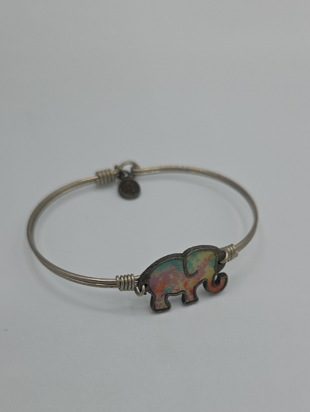 5 for $25! Luca + Danni Elephant Charm Bangle Bracelet in Multicolor